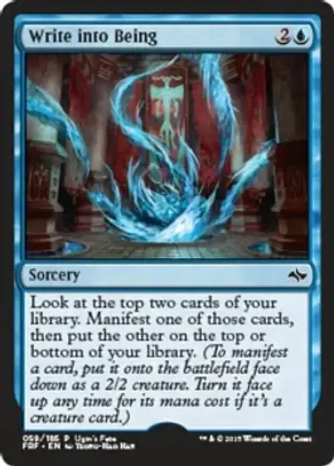 Write into Being [PRM-UGF]