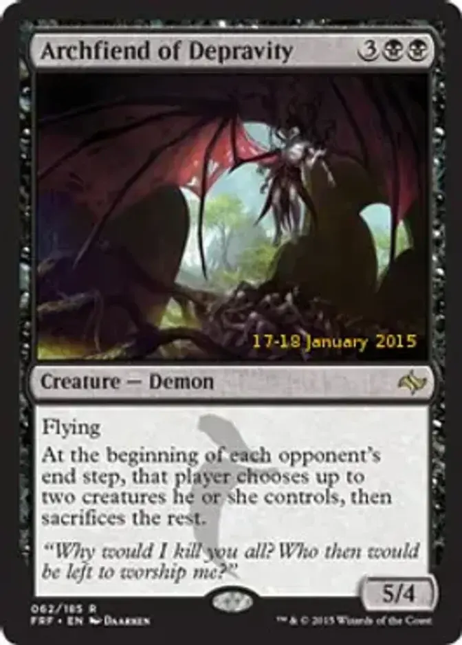 Archfiend of Depravity [PRM-PRE] (F)