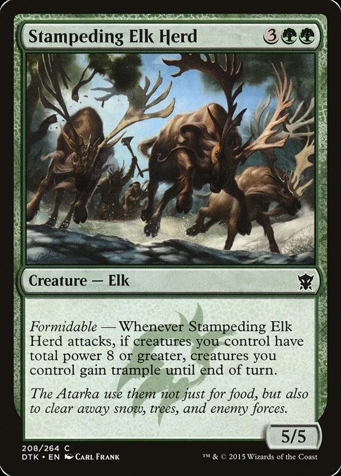 Stampeding Elk Herd [DTK]
