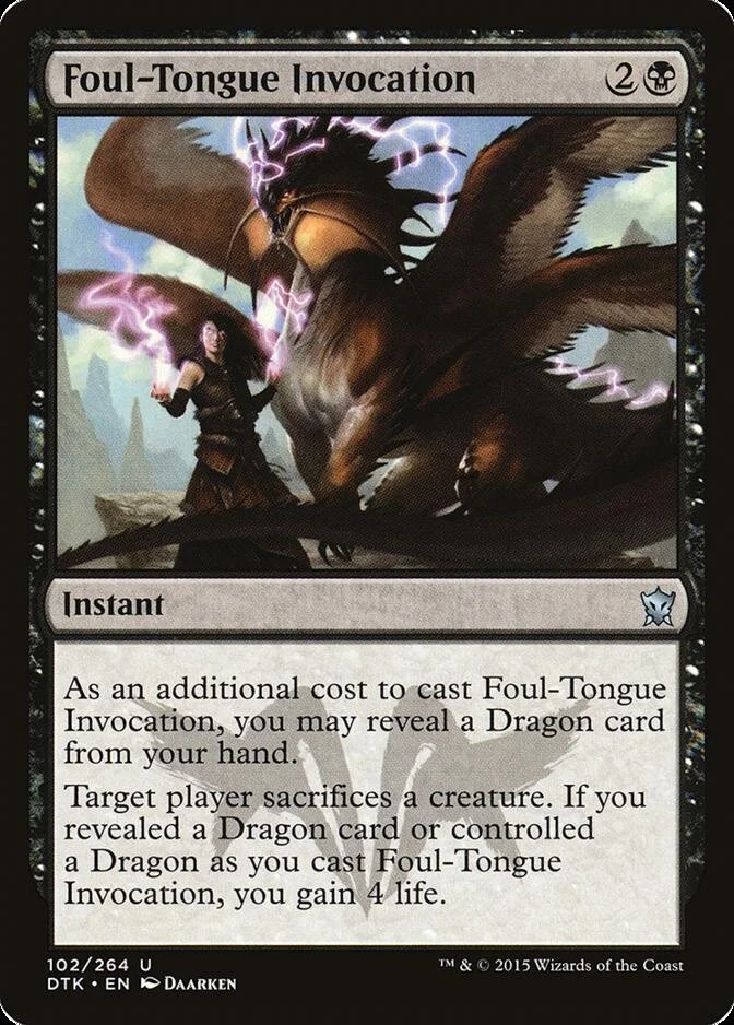 Foul-Tongue Invocation [DTK]