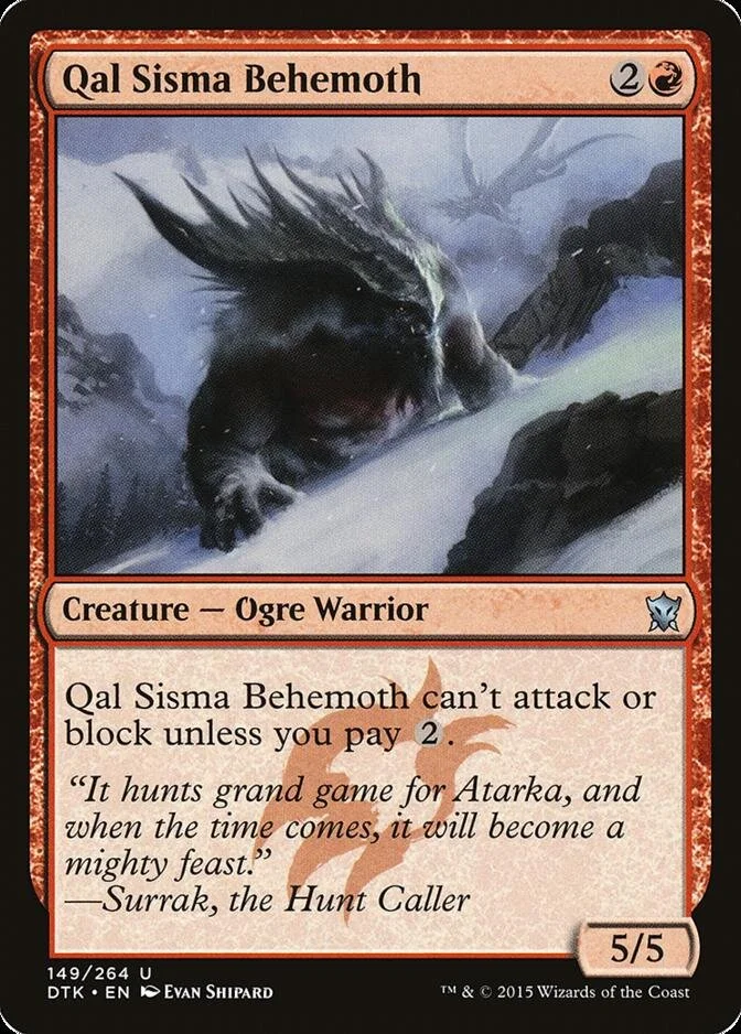 Qal Sisma Behemoth [DTK] (F)