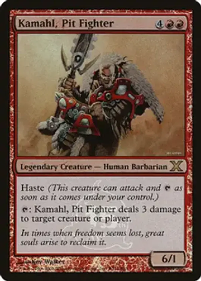 Kamahl, Pit Fighter [PRM-MED] (F)
