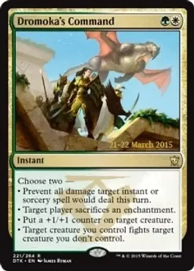 Dromoka's Command [PRM-PRE] (F)