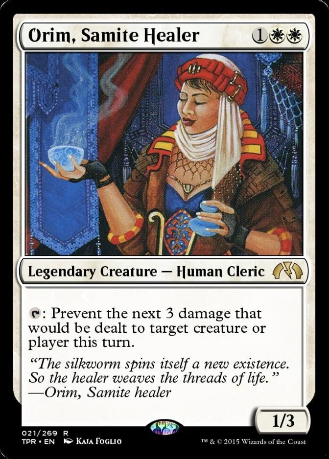 Orim, Samite Healer [TPR] (F)
