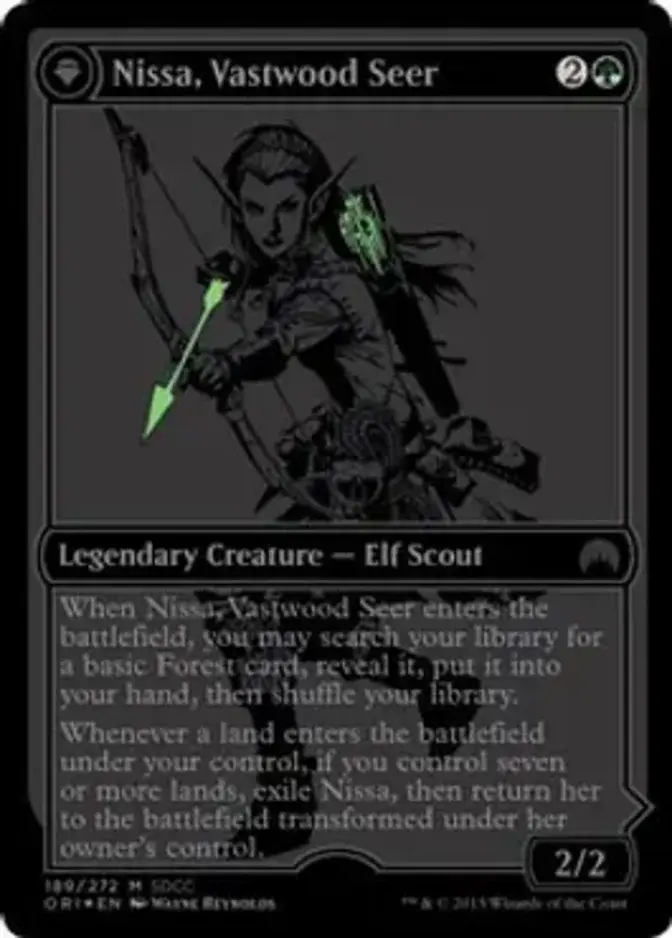 Nissa, Vastwood Seer [PRM-SDCC15] (F)