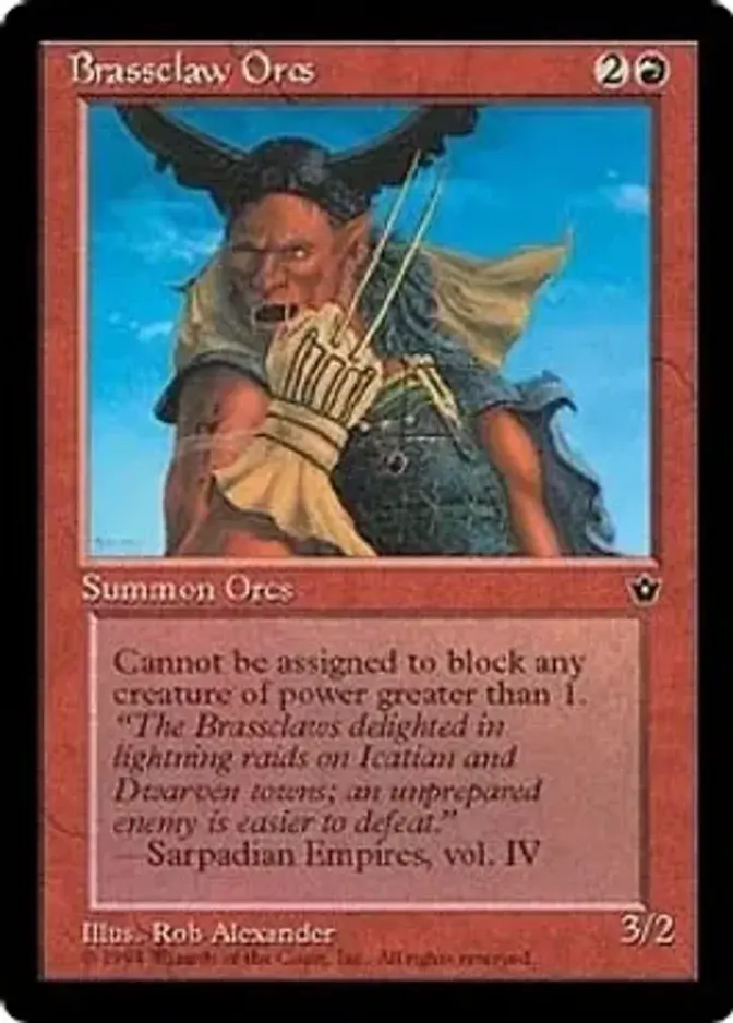 Brassclaw Orcs <D> [FEM]