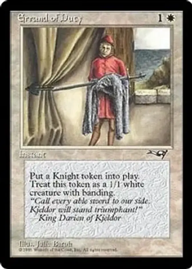 Errand of Duty <B> [ALL]