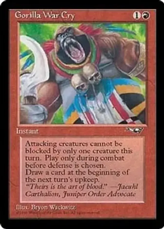 Gorilla War Cry <B> [ALL]