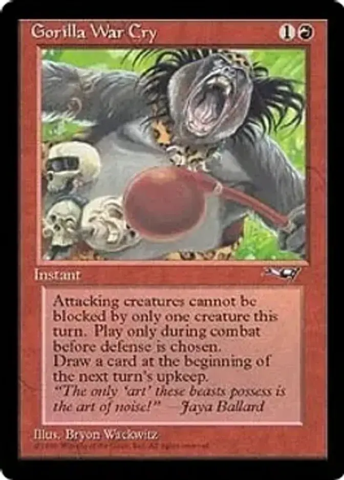 Gorilla War Cry <A> [ALL]