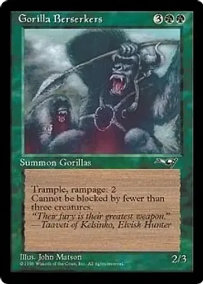 Gorilla Berserkers <A> [ALL]