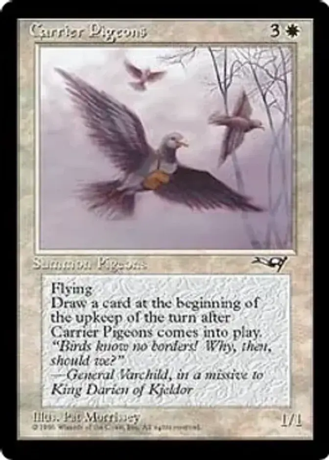 Carrier Pigeons <B> [ALL]