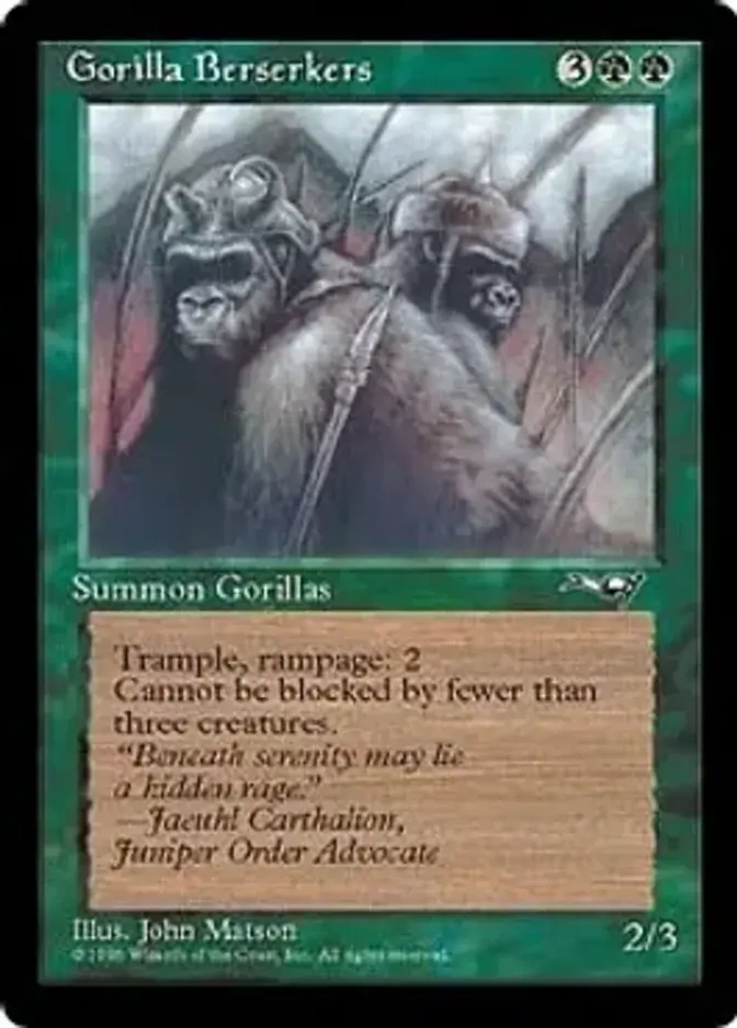 Gorilla Berserkers <B> [ALL]