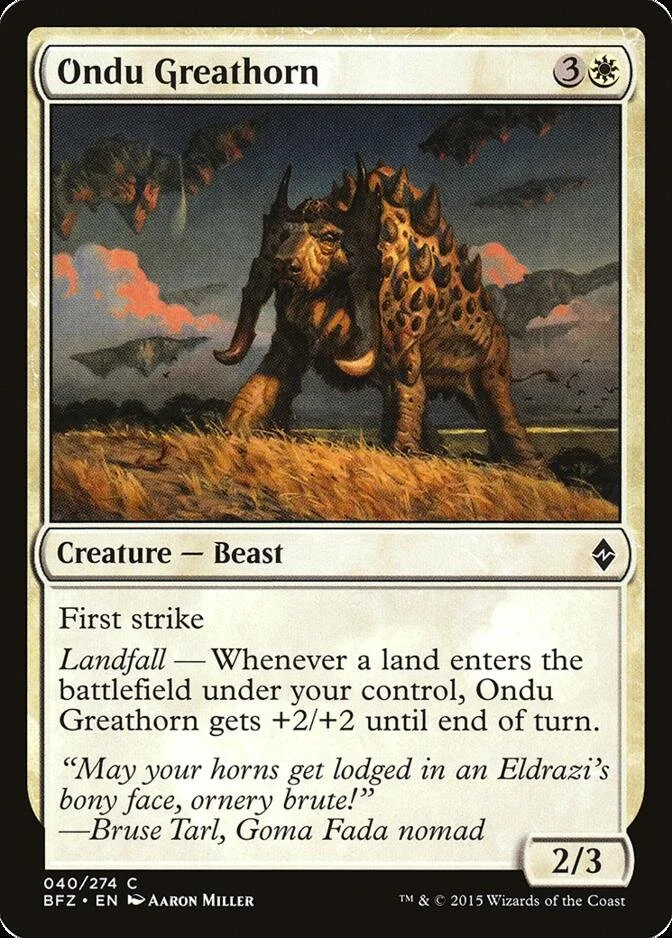 Ondu Greathorn [BFZ]