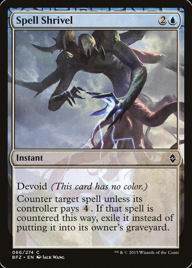 Spell Shrivel [BFZ]