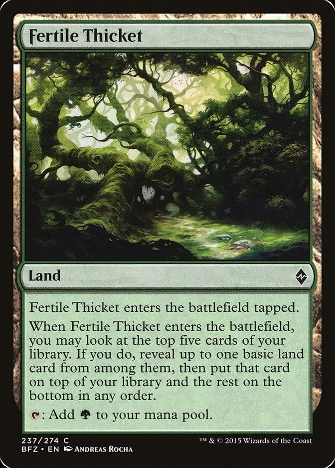Fertile Thicket [BFZ] (F)