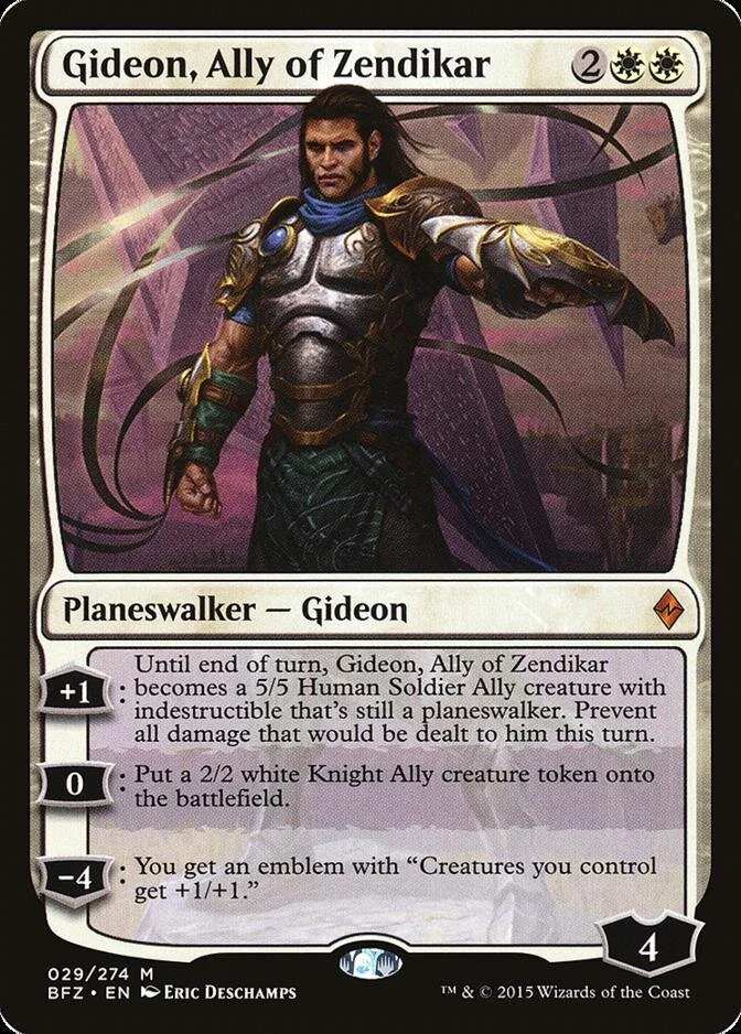 Gideon, Ally of Zendikar [BFZ] (F)