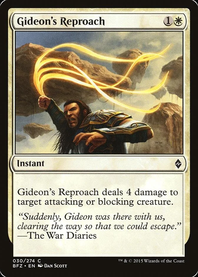 Gideon's Reproach [BFZ] (F)