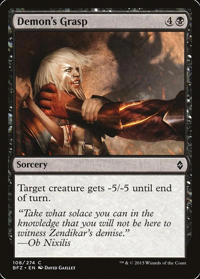 Demon's Grasp [BFZ] (F)