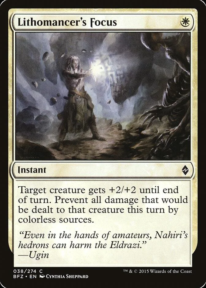Lithomancer's Focus [BFZ] (F)