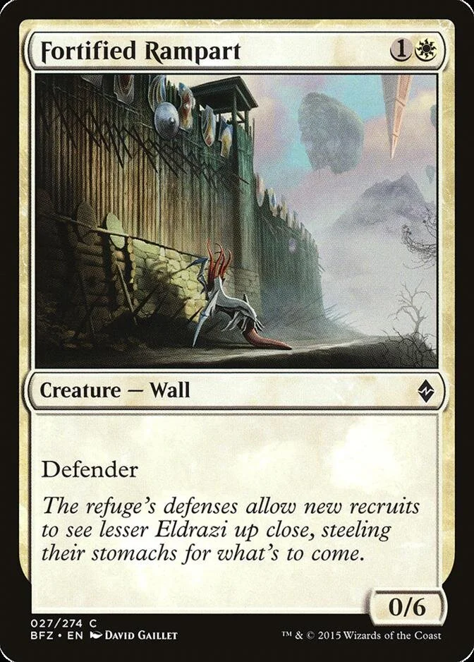 Fortified Rampart [BFZ] (F)