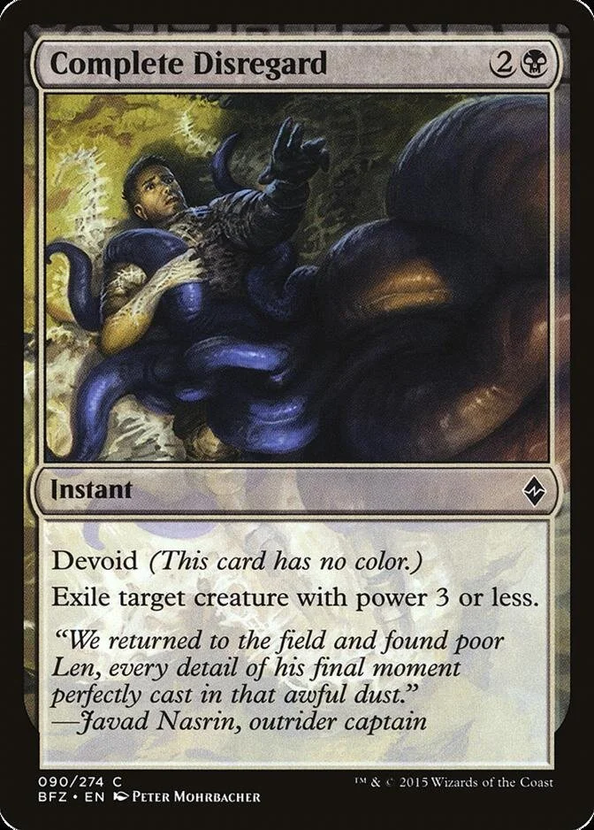 Complete Disregard [BFZ] (F)