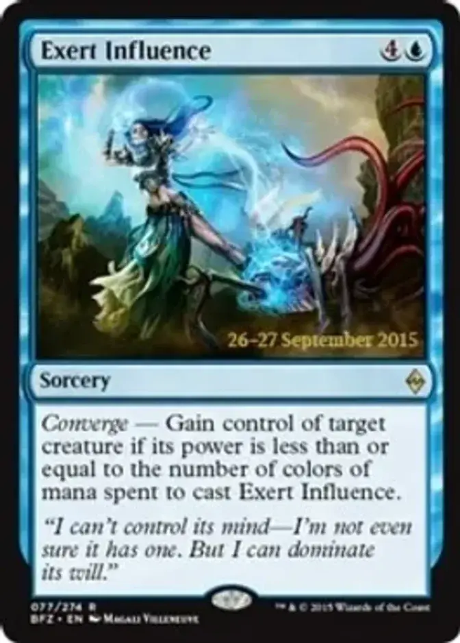 Exert Influence [PRM-PRE] (F)