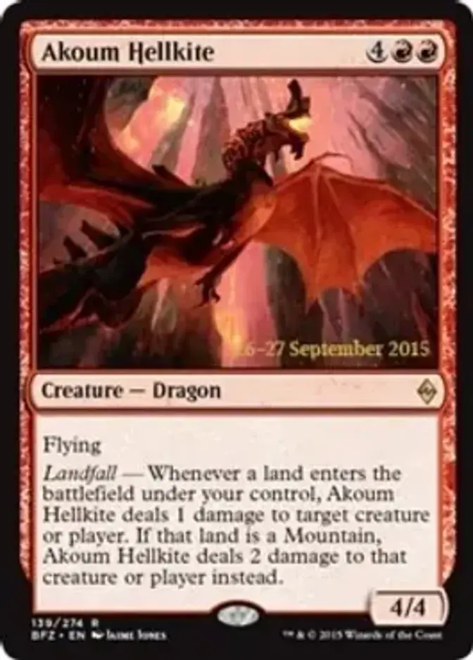 Akoum Hellkite [PRM-PRE] (F)