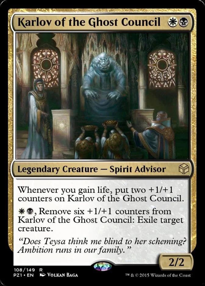 Karlov of the Ghost Council [PZ1] (F)