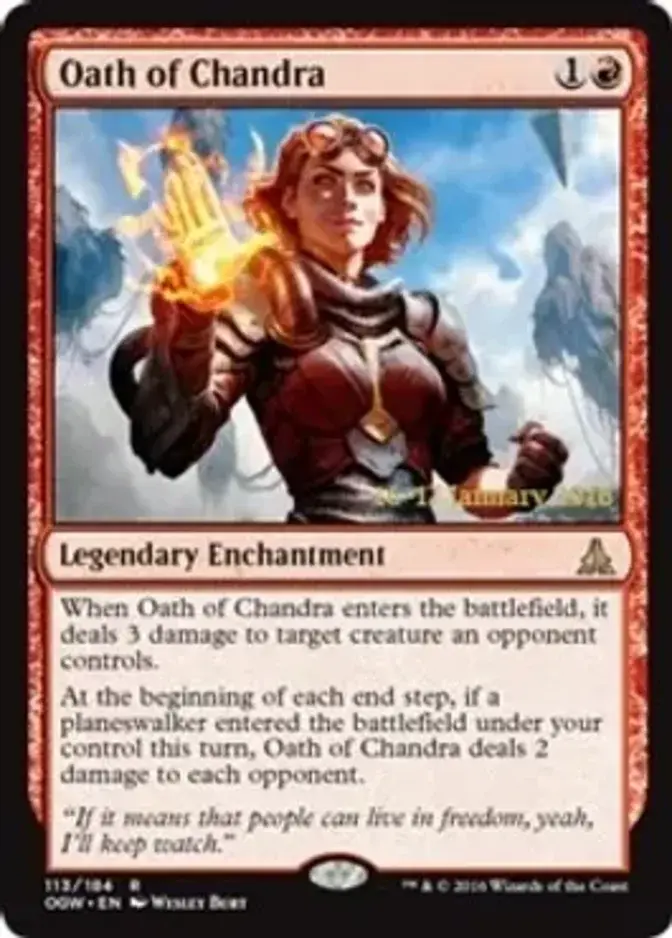 Oath of Chandra [PRM-PRE] (F)