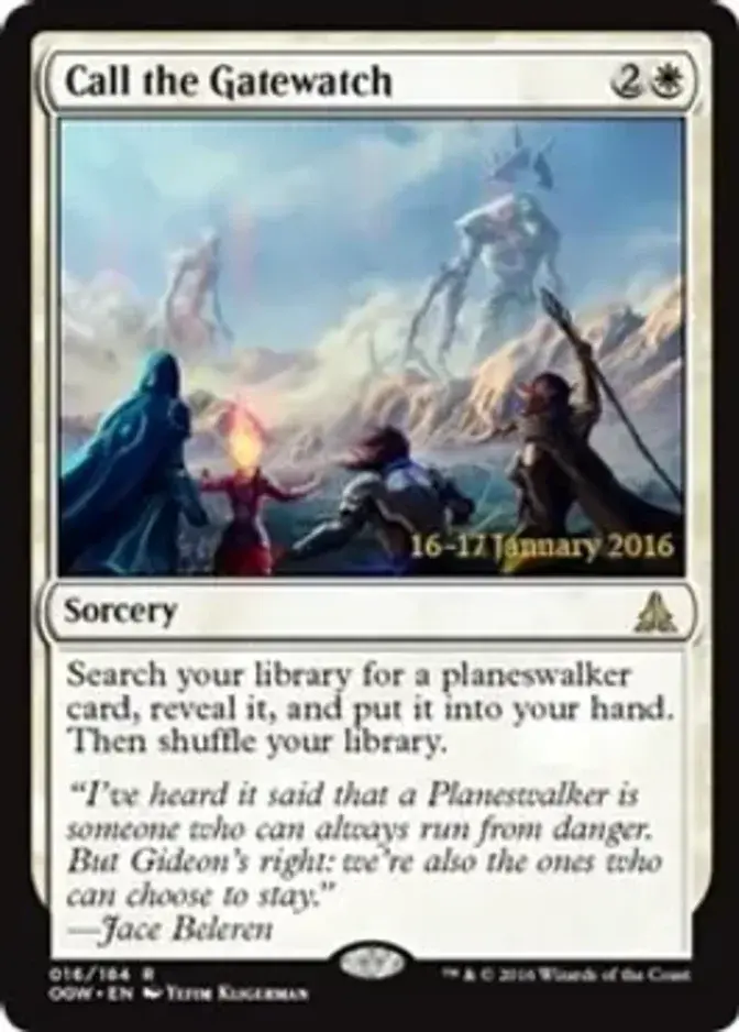 Call the Gatewatch [PRM-PRE] (F)