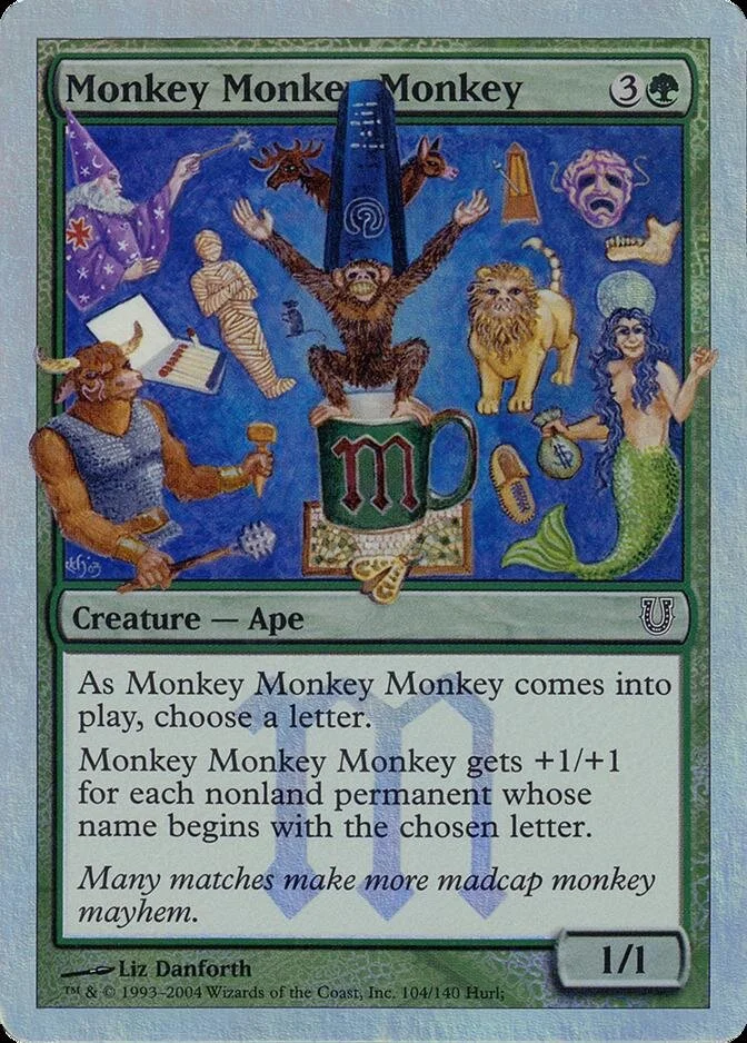 Monkey Monkey Monkey [UNH] (F)