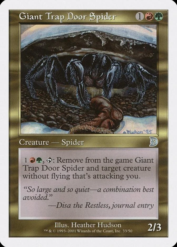 Giant Trap Door Spider [DKM]