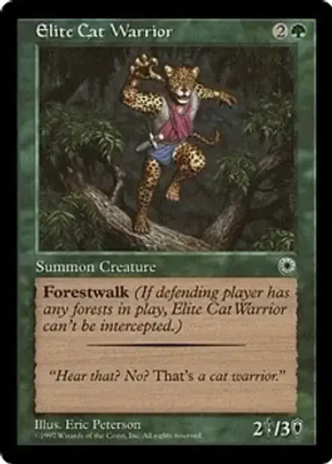 Elite Cat Warrior <B> [POR]