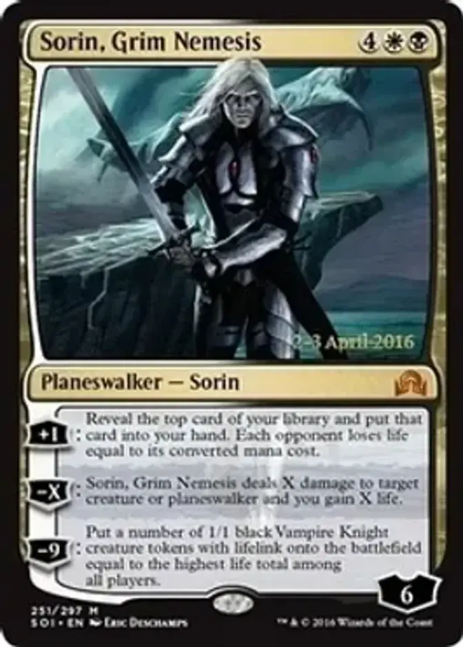 Sorin, Grim Nemesis [PRM-PRE] (F)