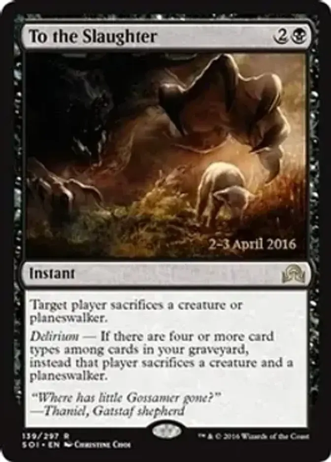 To the Slaughter [PRM-PRE] (F)