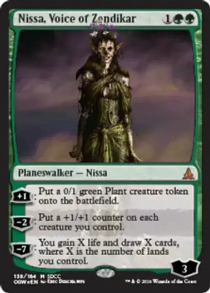 Nissa, Voice of Zendikar [PRM-SDCC16] (F)