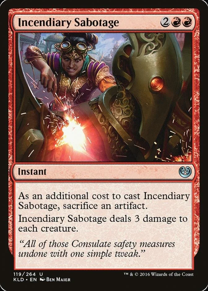 Incendiary Sabotage [KLD] (F)
