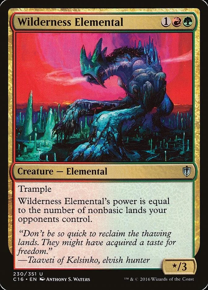Wilderness Elemental [C16]