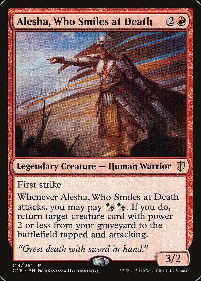 Alesha, Who Smiles at Death [C16]
