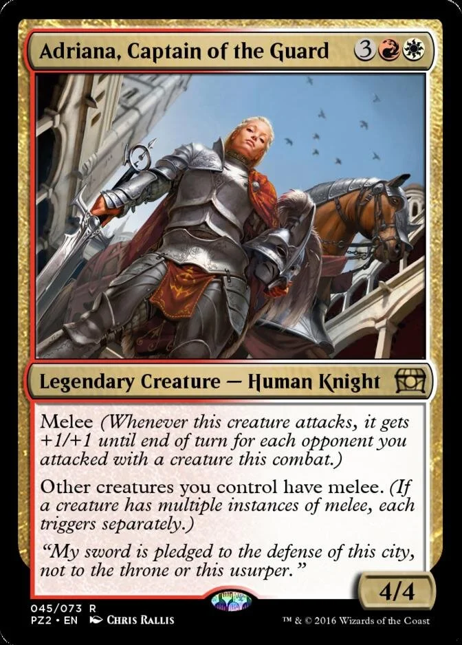 Adriana, Captain of the Guard [PZ2]
