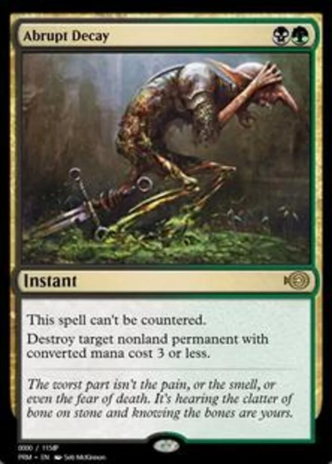 Abrupt Decay <161284> [PRM]