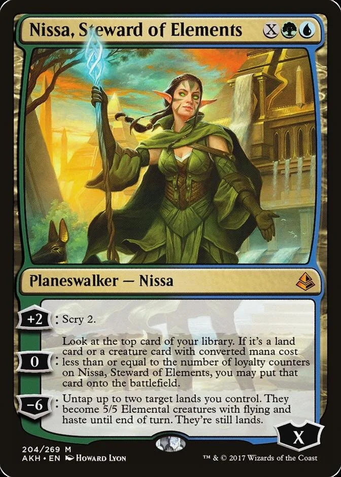 Nissa, Steward of Elements [AKH] (F)