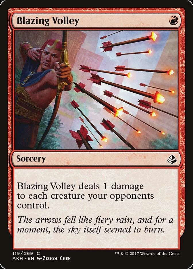 Blazing Volley [AKH] (F)