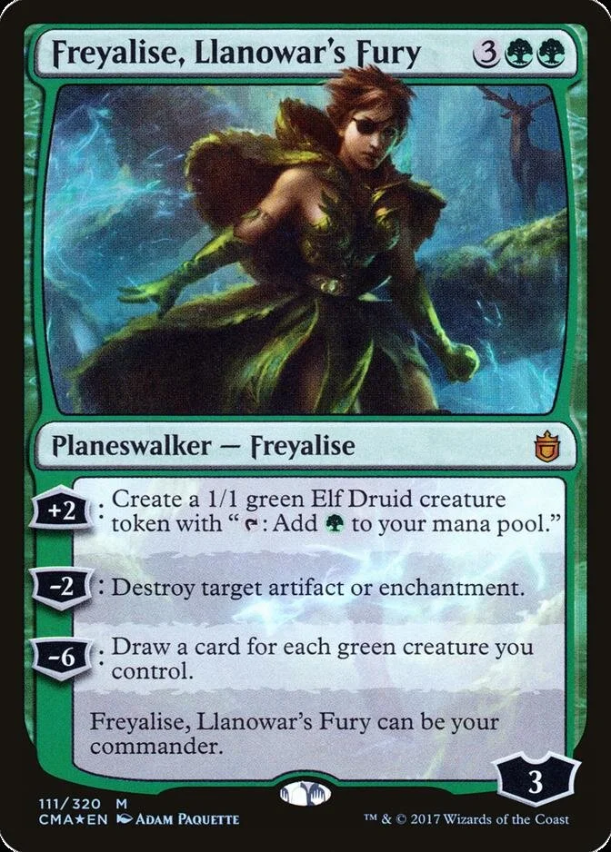 Freyalise, Llanowar's Fury [CMA] (F)