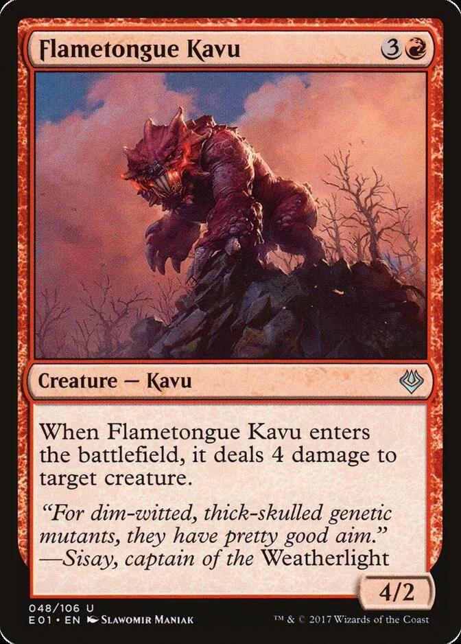 Flametongue Kavu [E01]