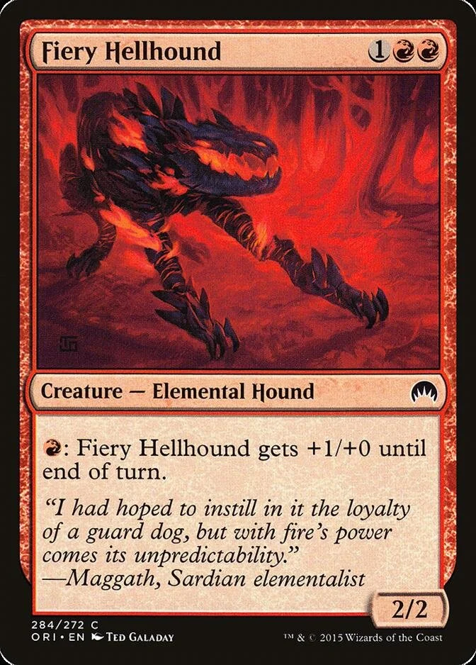 Fiery Hellhound [ORI] (F)