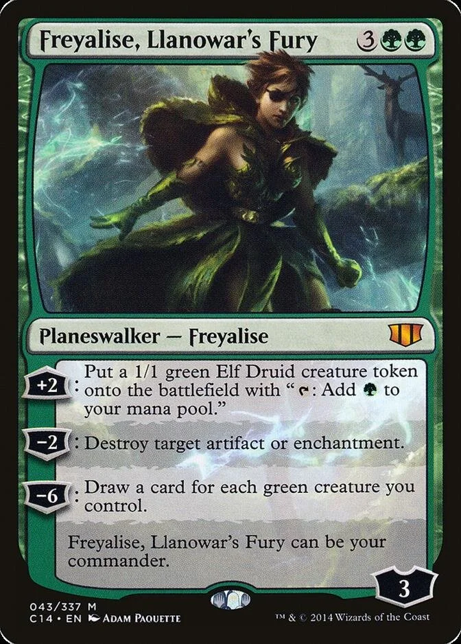 Freyalise, Llanowar's Fury [C14] (F)