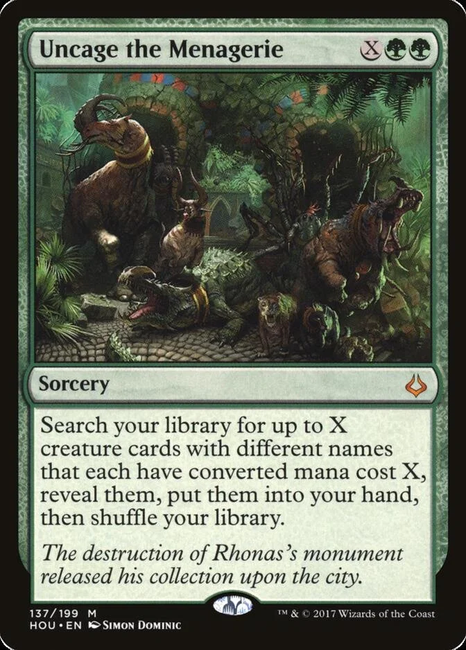 Uncage the Menagerie [HOU]