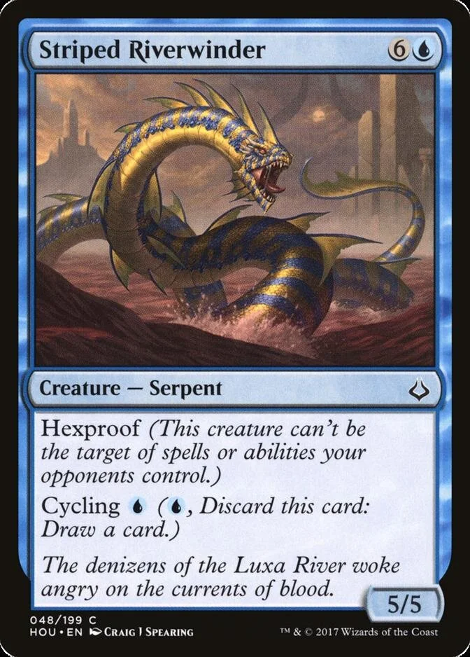 Striped Riverwinder [HOU] (F)