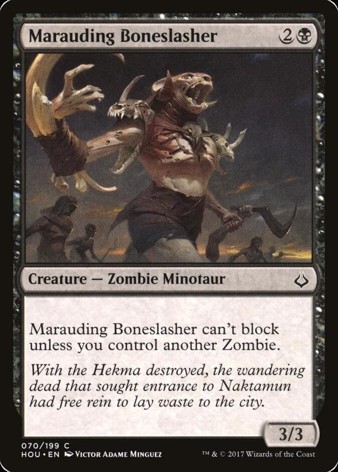 Marauding Boneslasher [HOU] (F)